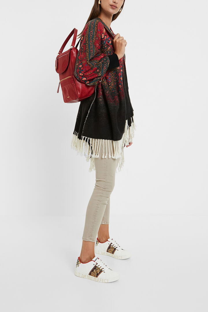 Poncho quadrato reversibile | Desigual
