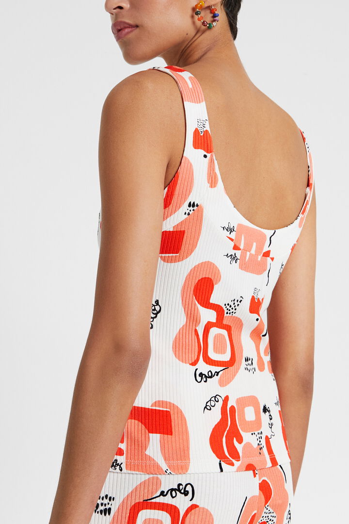 Tank top eco T-shirt by Miranda Makaroff | Desigual