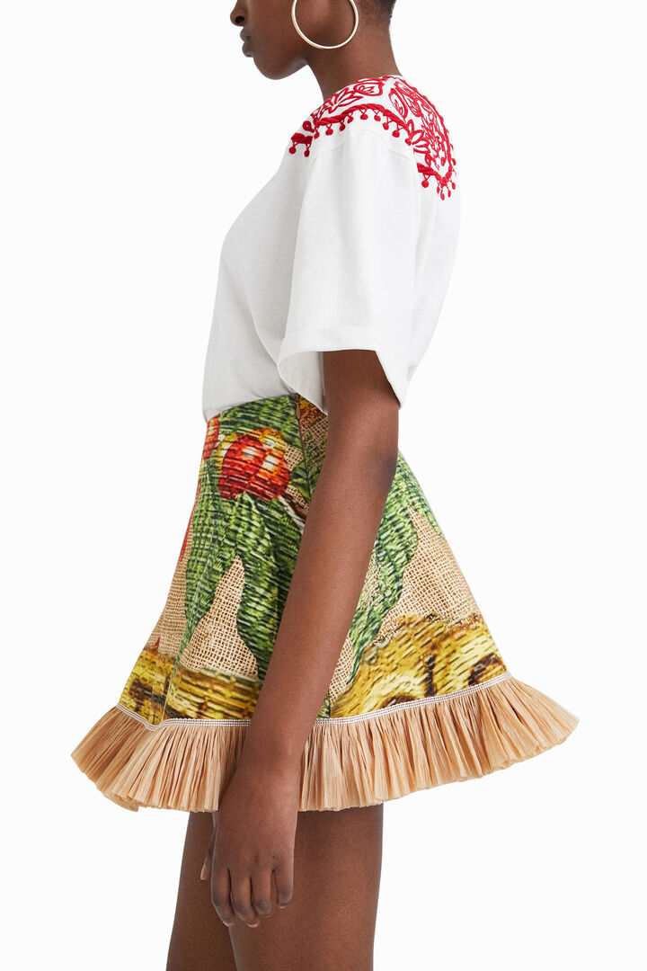 Stella Jean embroidered T-shirt | Desigual