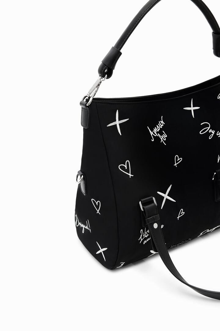 Midsize embroidered bag | Desigual