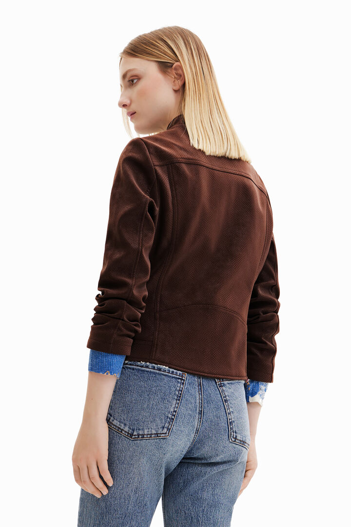 Chaqueta efecto ante | Desigual