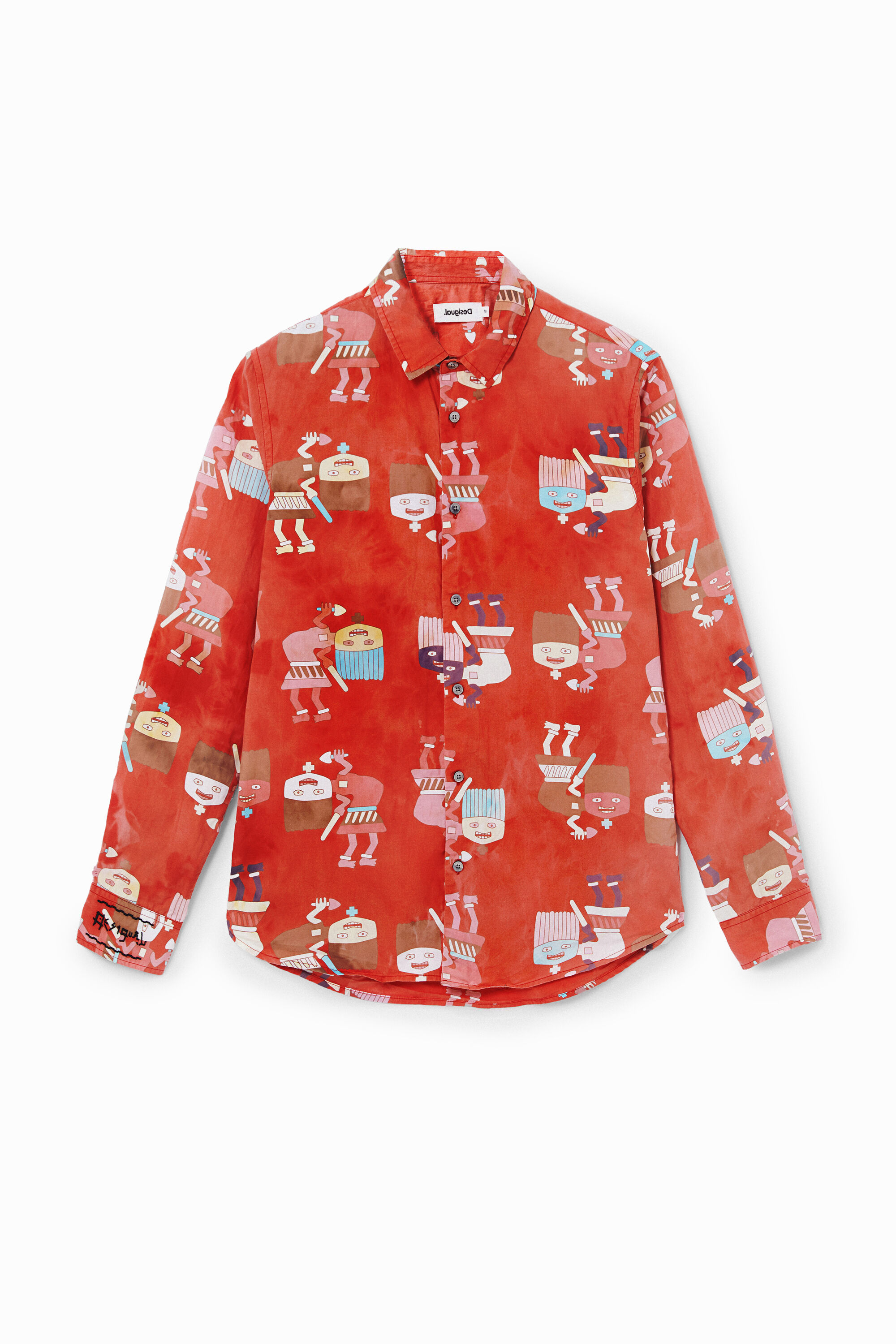 Shirt washed print
