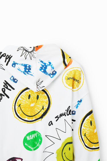 Sudadera oversize Smiley® | Desigual