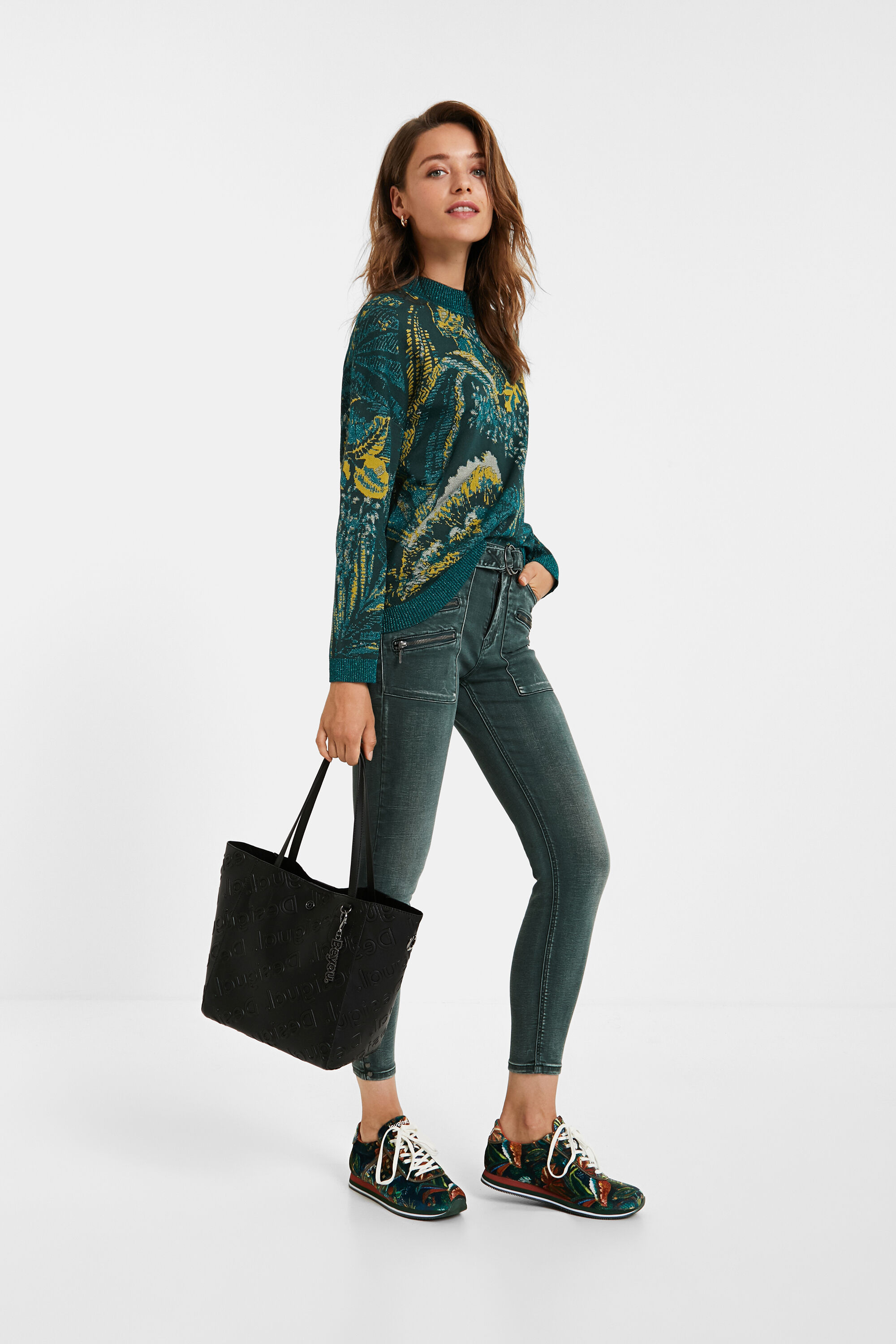 Tropical knit jumper