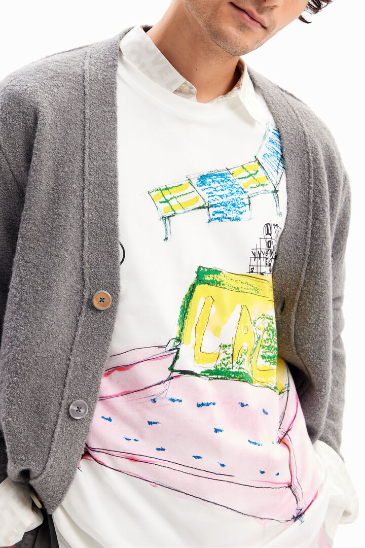 Short-sleeve angel T-shirt | Desigual