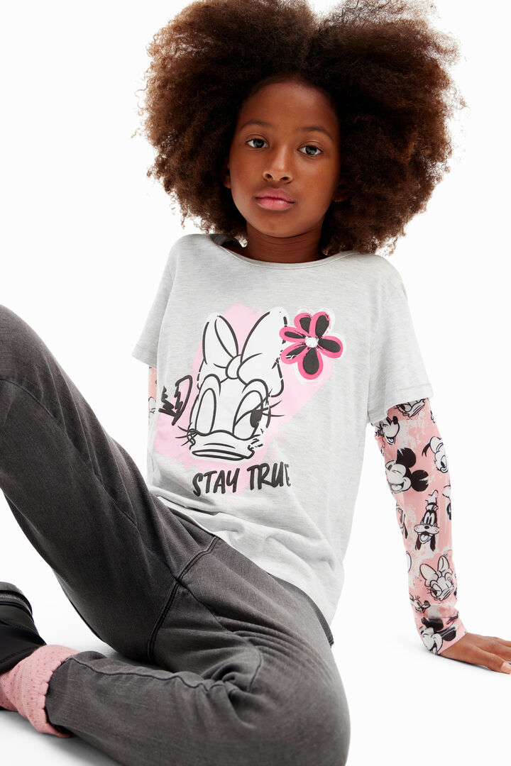 Double Sleeve Daisy T-Shirt