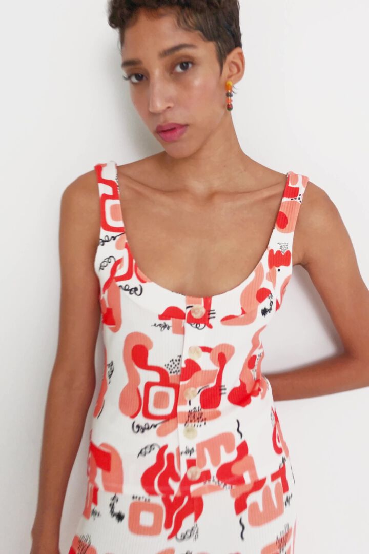Tank top eco T-shirt by Miranda Makaroff | Desigual