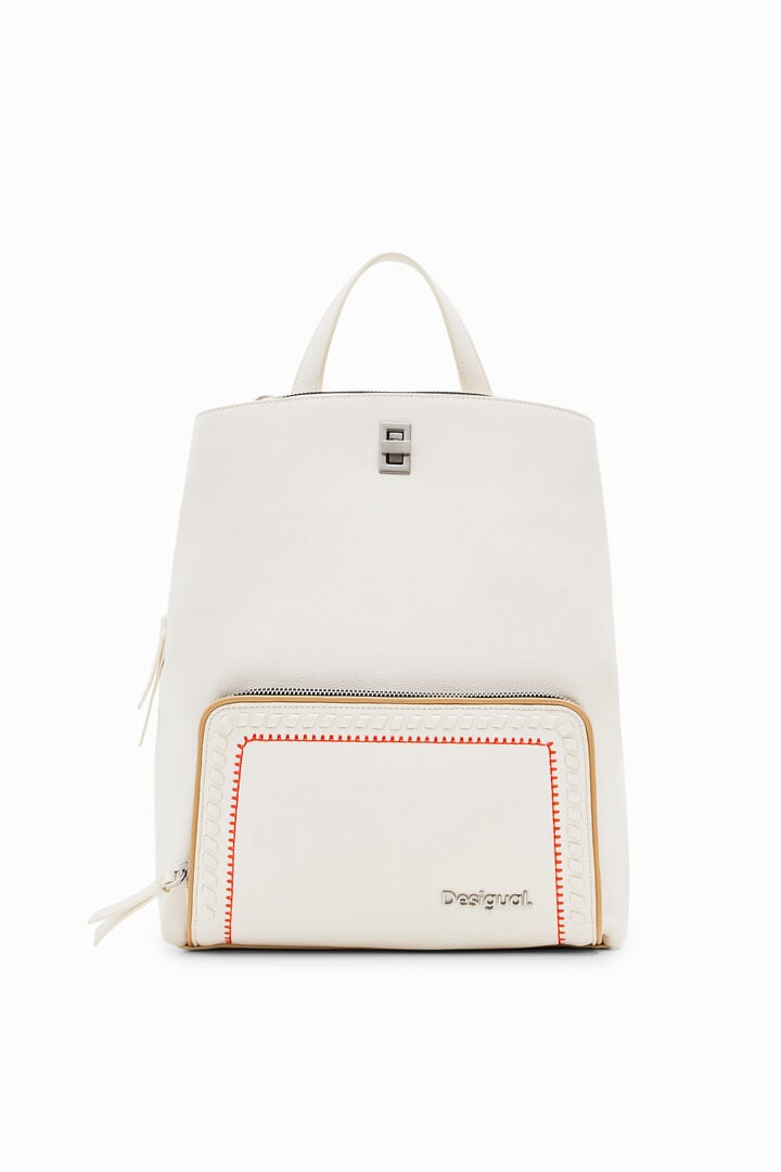 Mochila M multiposición bordado | Desigual