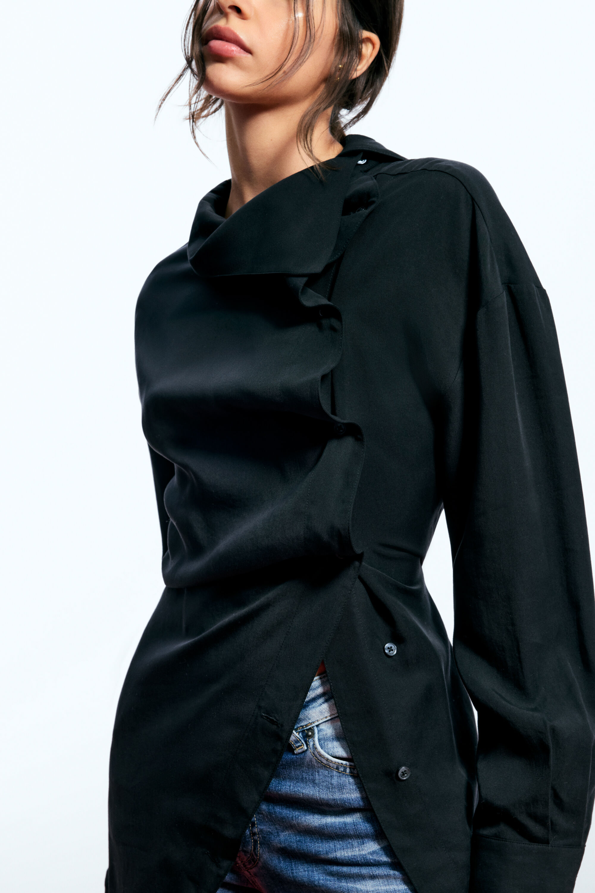 Asymmetric shirt Egonlab for Woman I Desigual.com