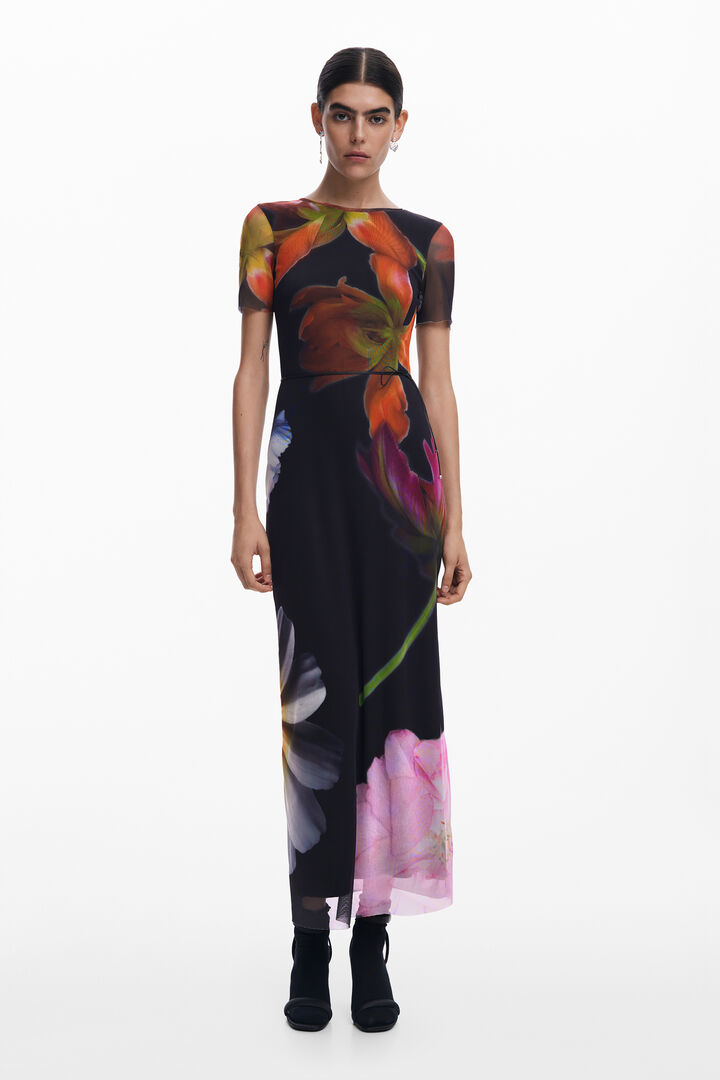 フラワーチュールドレス | Desigual