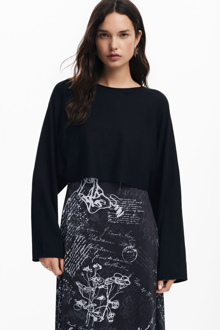 Vestido midi combinado | Desigual