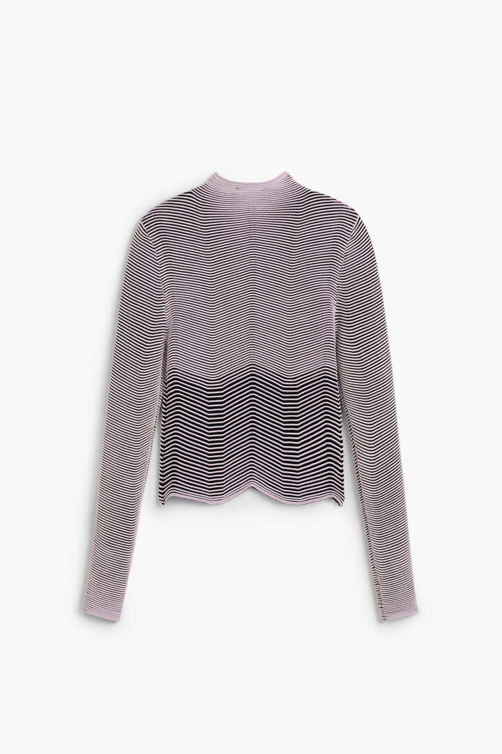 Striped textured sweater | Desigual