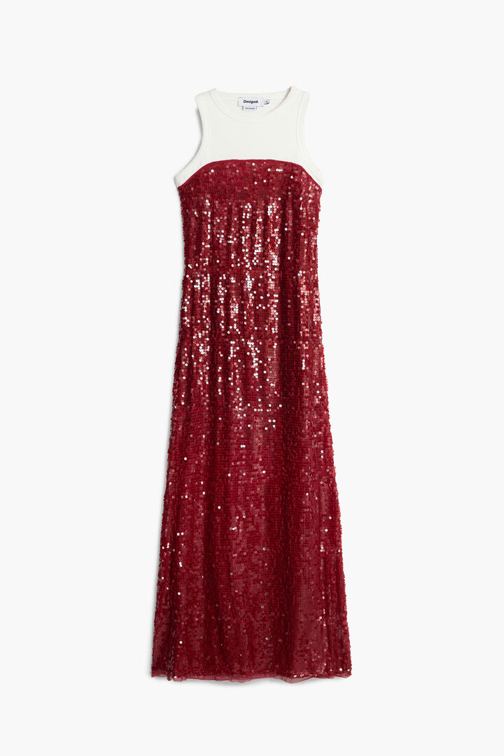 Vestido midi combinado | Desigual