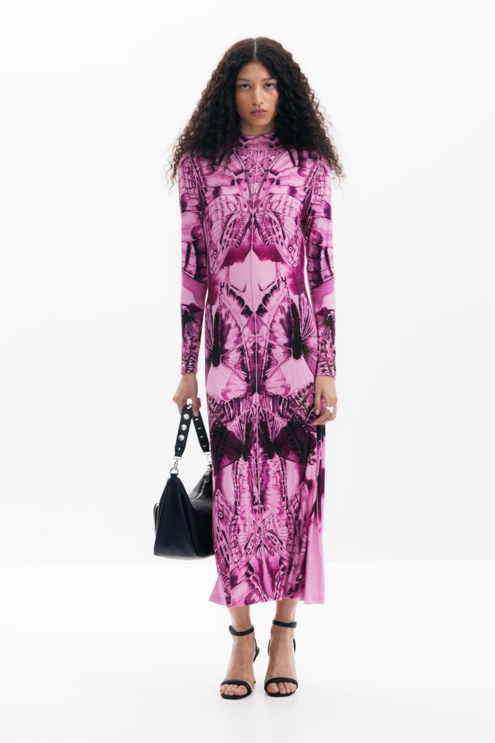 Butterfly midi dress | Desigual