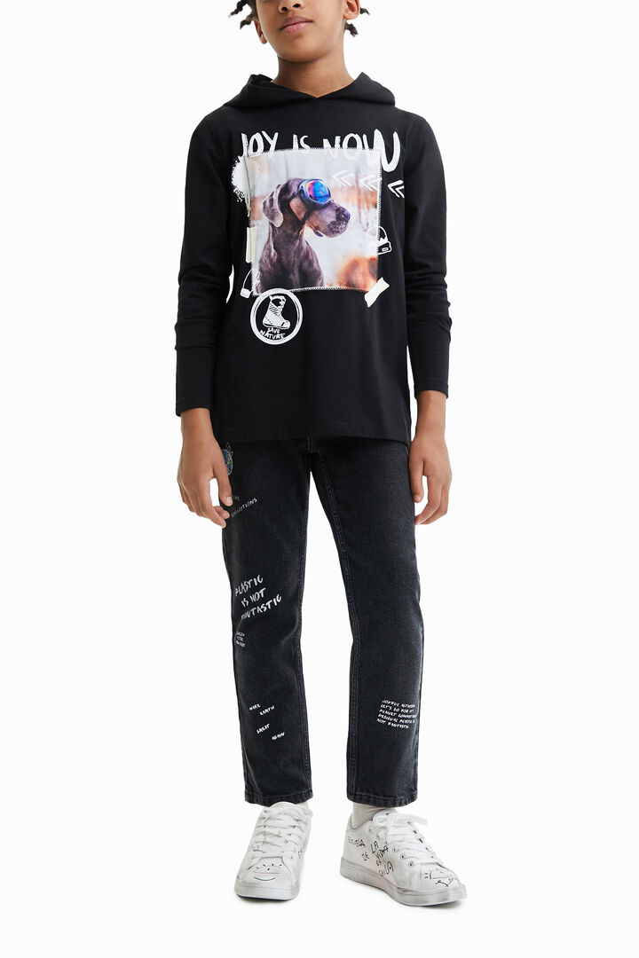 Hooded dog T-shirt | Desigual