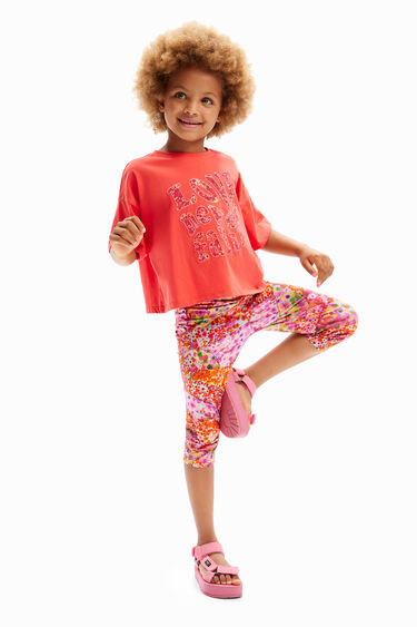 GIRLS 2-6 MESH SIDE POCKET CAPRI – Jill Yoga