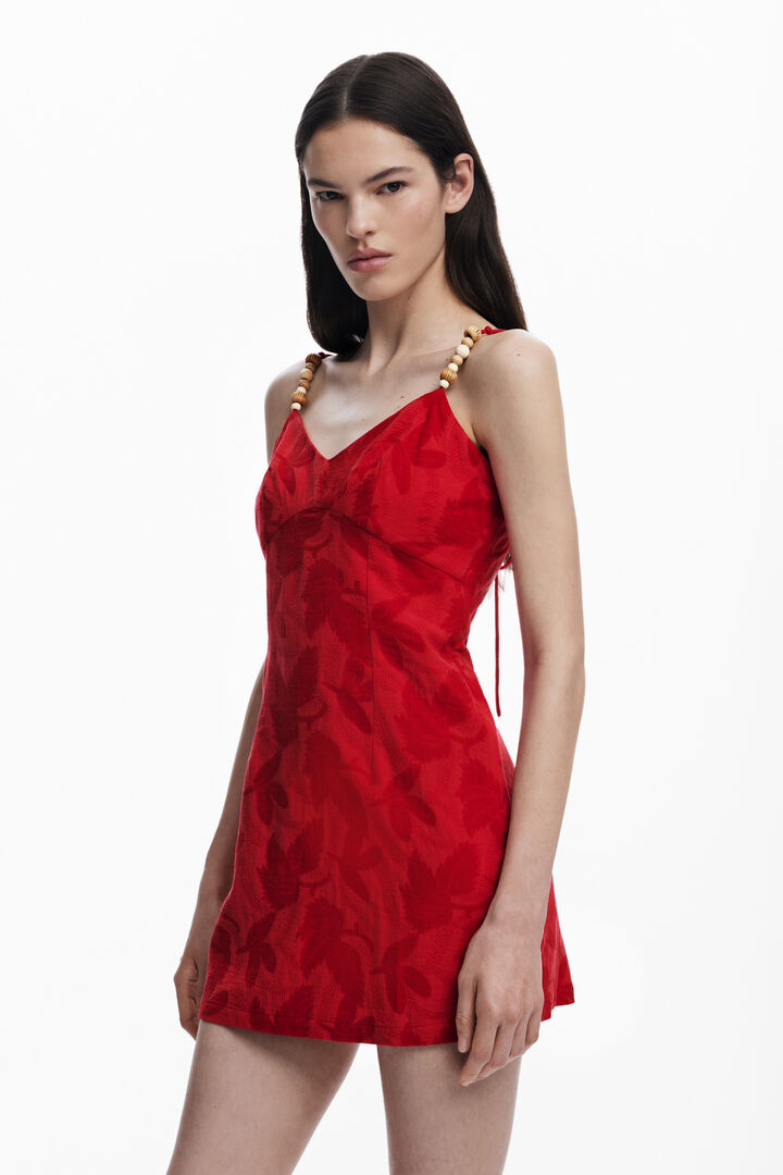 Beaded strap dress | Desigual