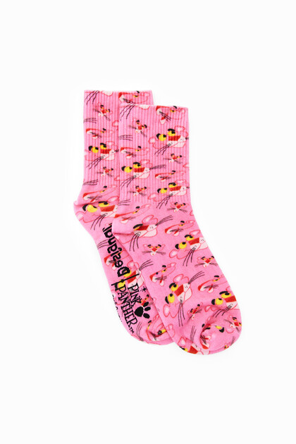 Socken rosaroter Panther