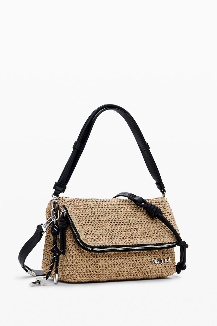 Raffia crossbody bag | Desigual