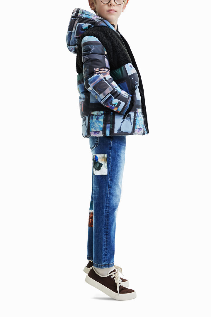 Jaqueta padded collage fotogràfic | Desigual