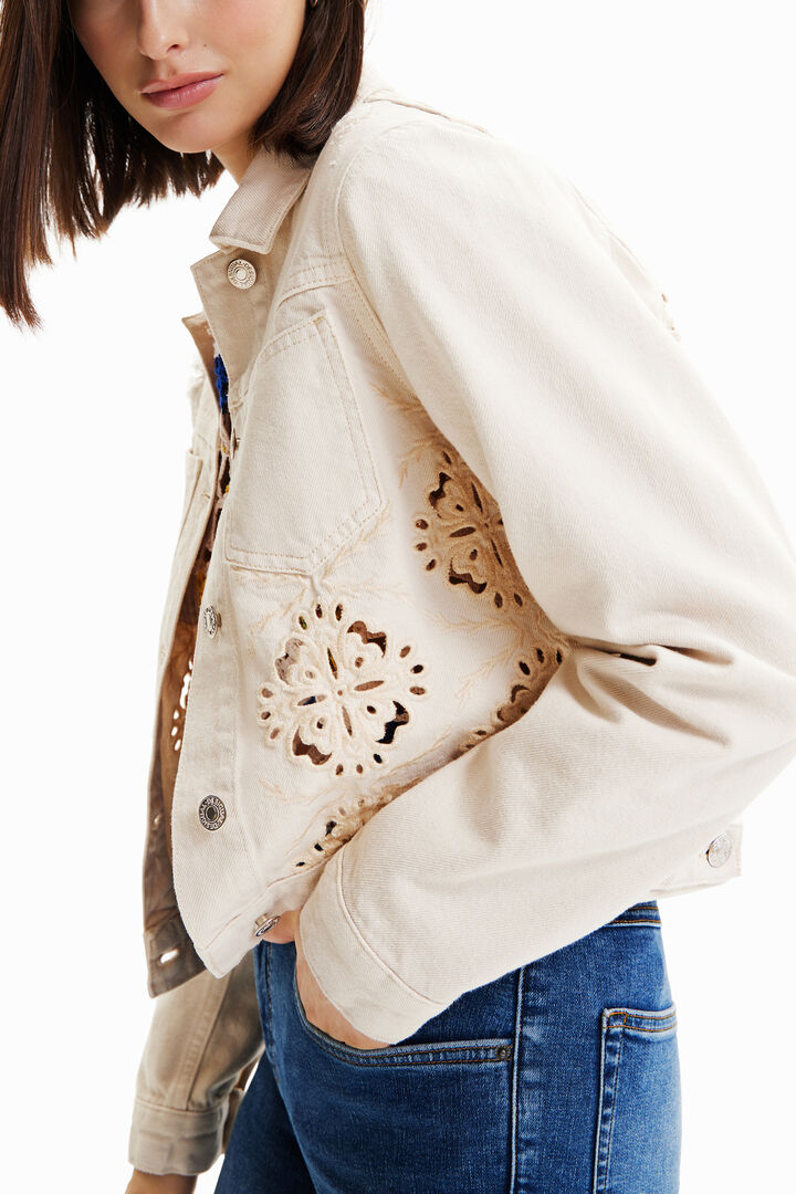 Die-cut denim jacket | Desigual