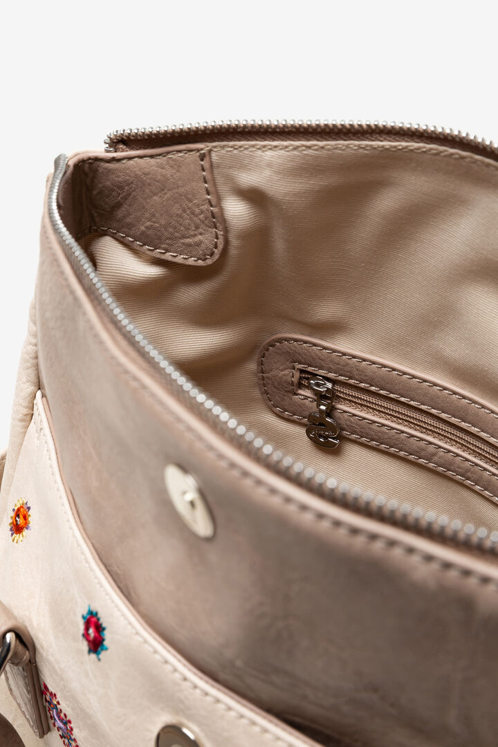 Sac mallette nude Julietta Loverty | Desigual