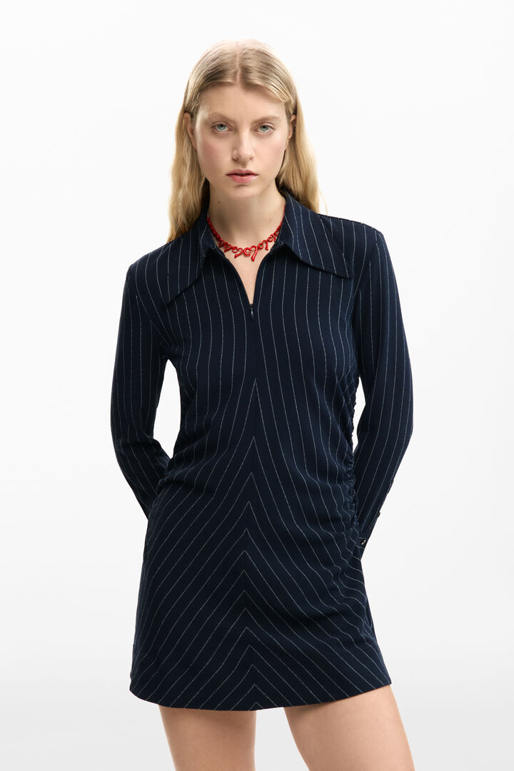 Striped slim dress | Desigual