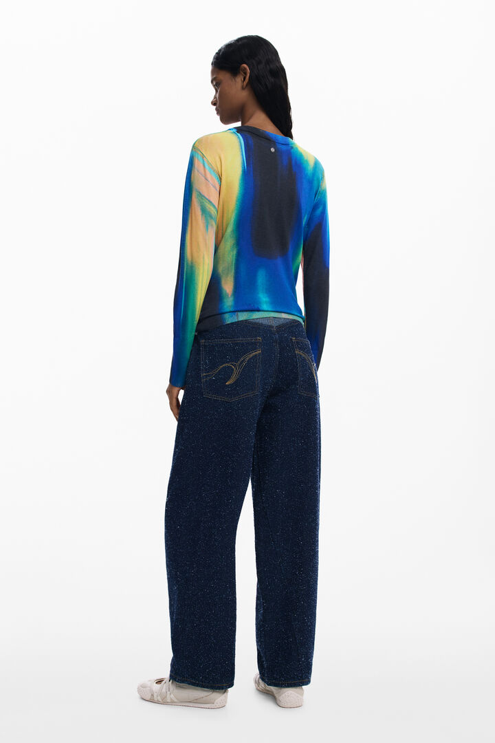 Maglione leggero sfumato verticale | Desigual