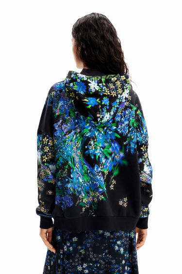 Felpa floreale oversize | Desigual