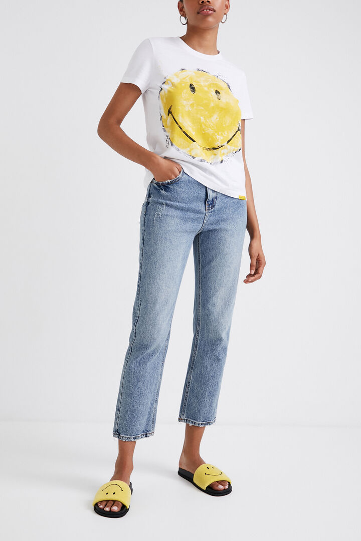 Smiley mintás póló | Desigual