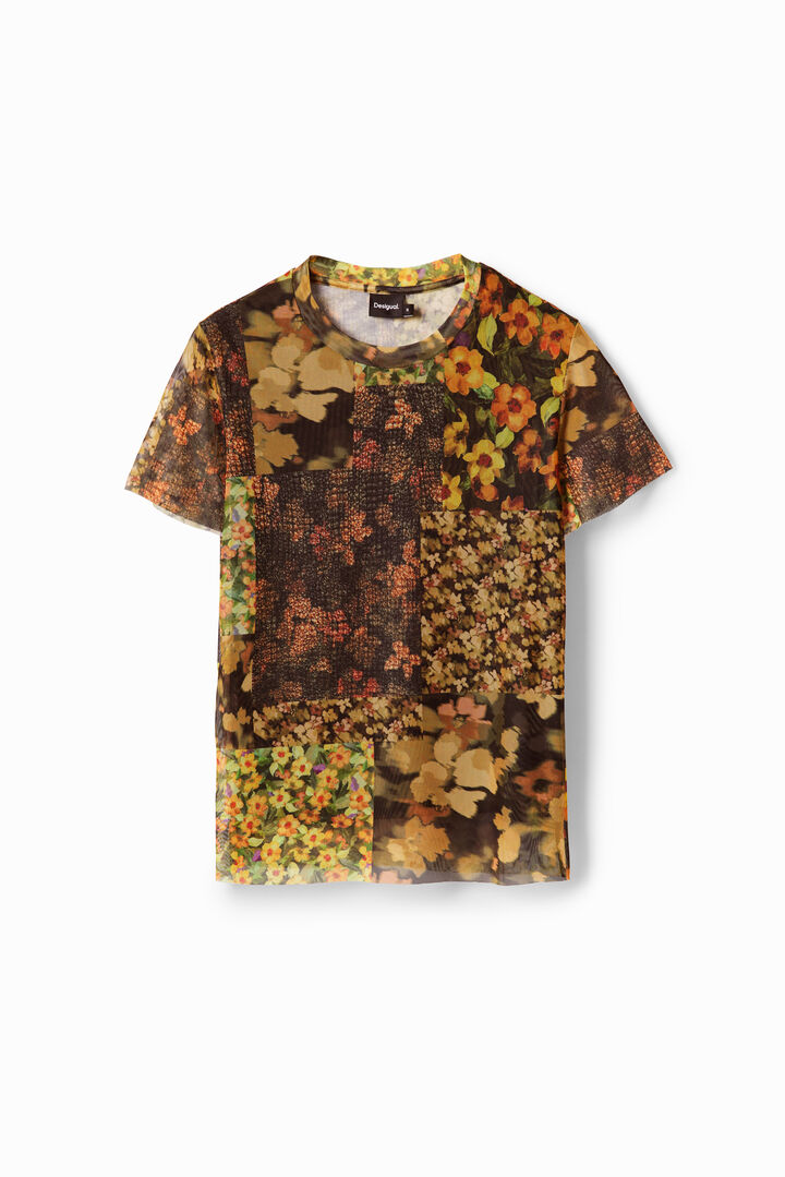 Patchwork tüll póló | Desigual