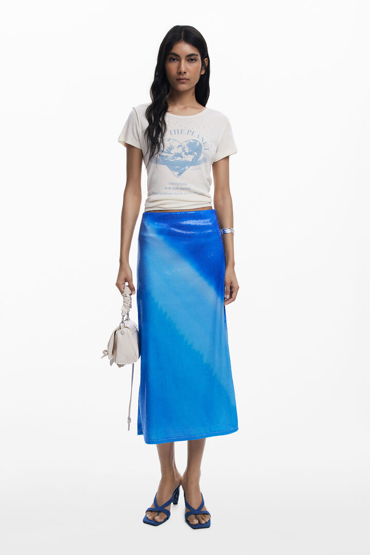 Tie-dye Midiskirt