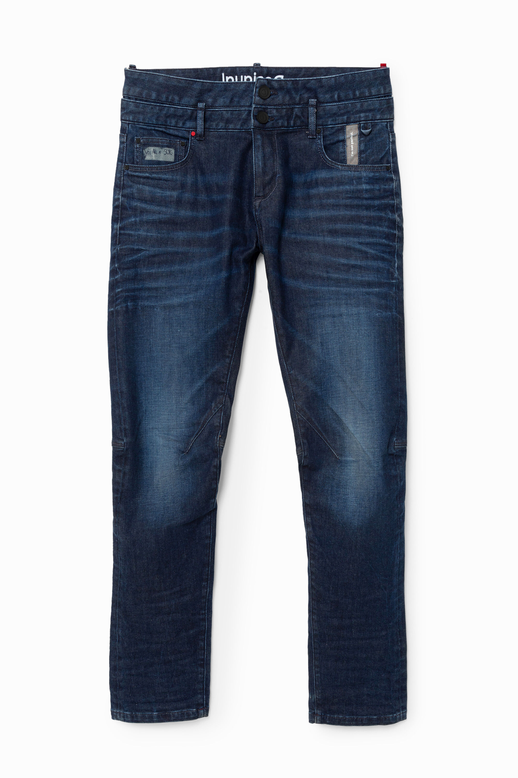 Double waist jeans