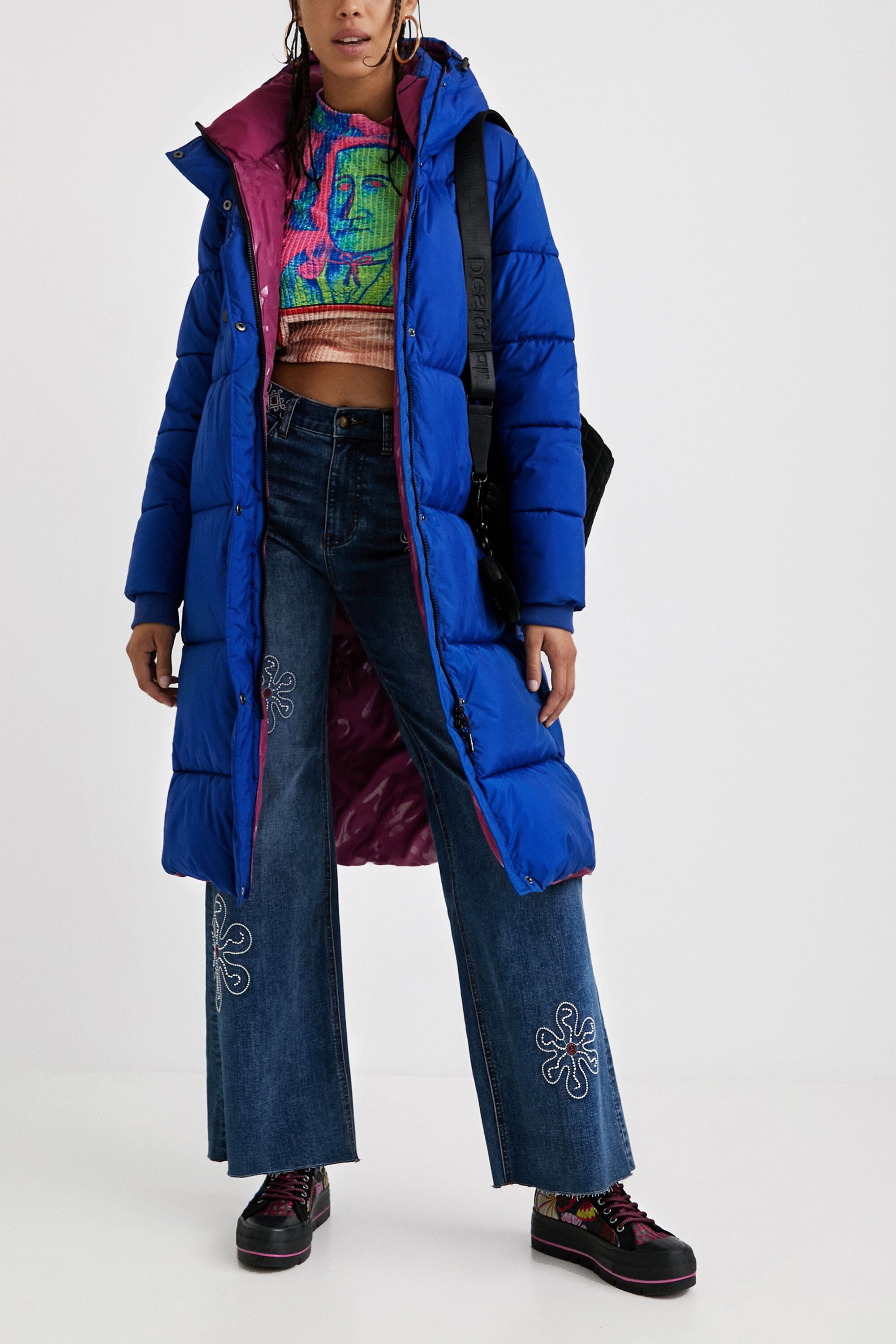 Straight padded coat | Desigual.com