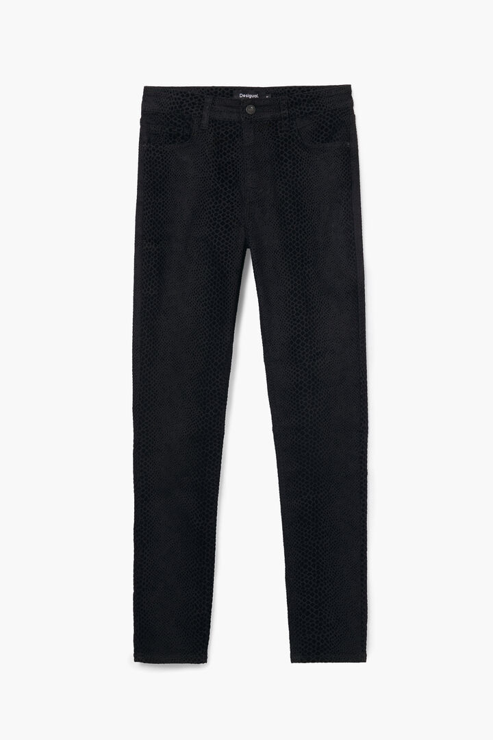 Slim denim pants