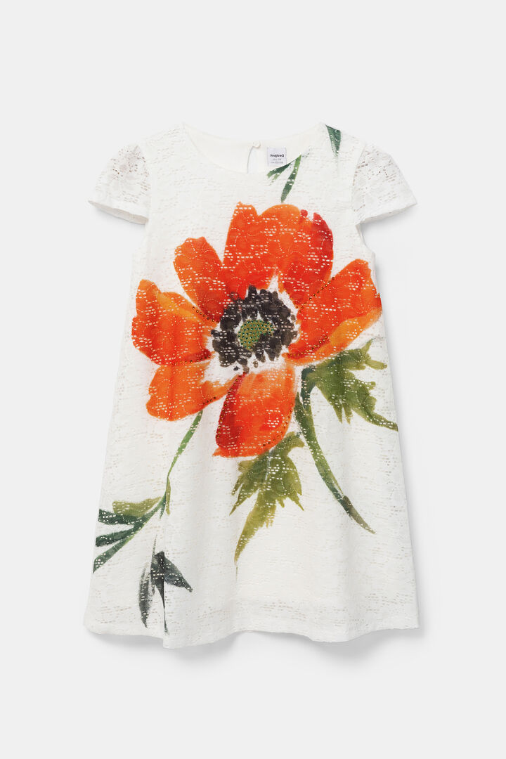 Vestito pizzo e fiore | Desigual