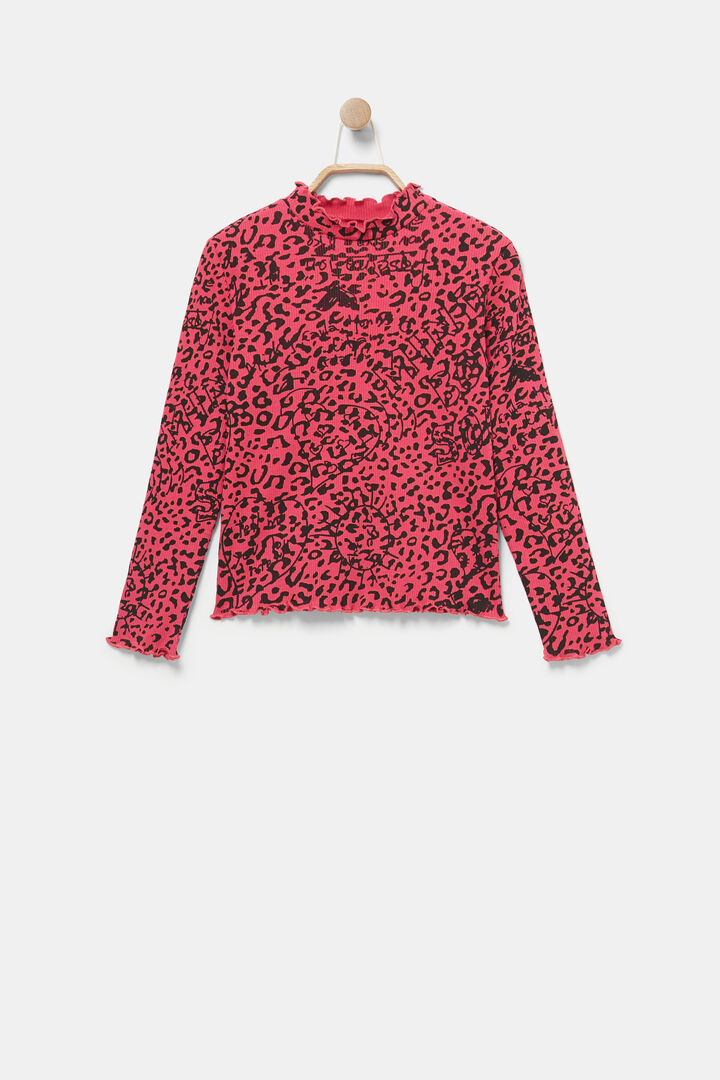 Ribbed T-shirt animal print | Desigual
