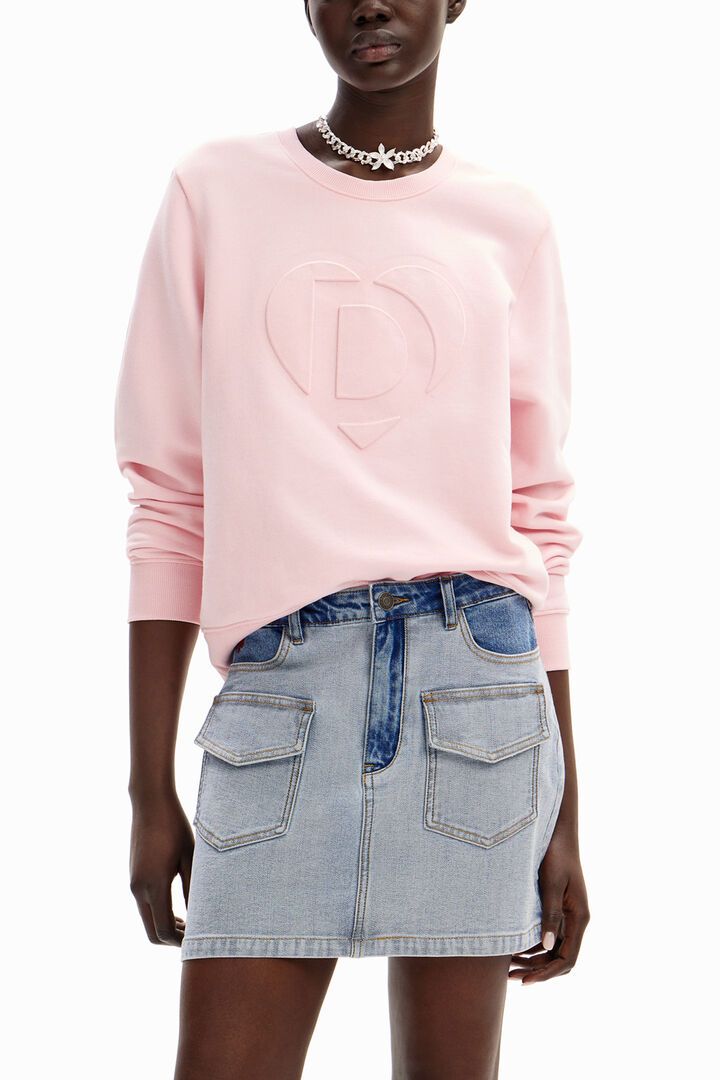 Denim pockets mini skirt | Desigual