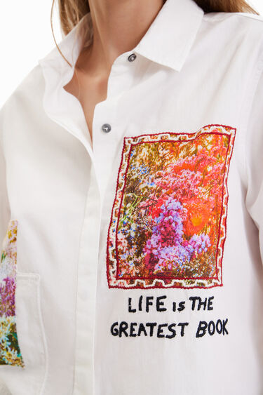 Embroidered patches shirt | Desigual