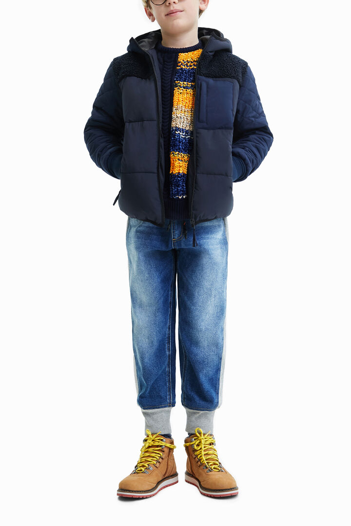 Padded hooded jacket | Desigual