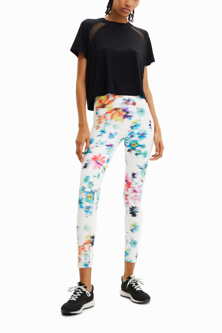 Samarreta curta sport reixeta | Desigual