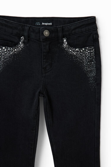 Shiny flare jeans | Desigual