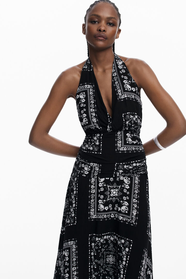 Vestido bandana nudo | Desigual