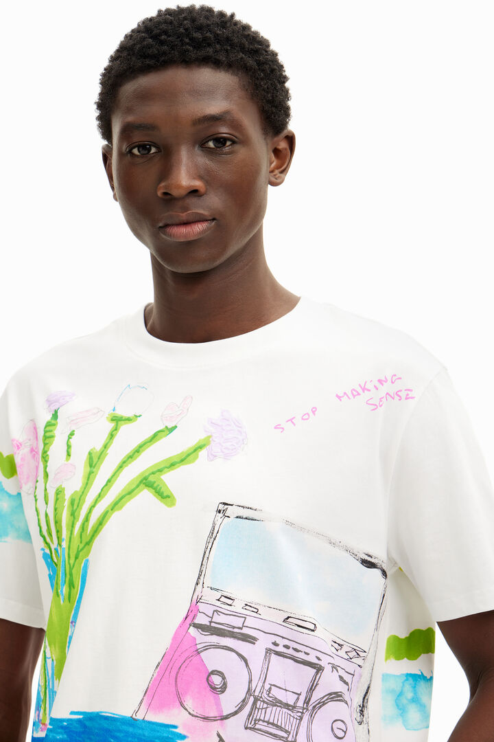 Camiseta estampado dibujos | Desigual