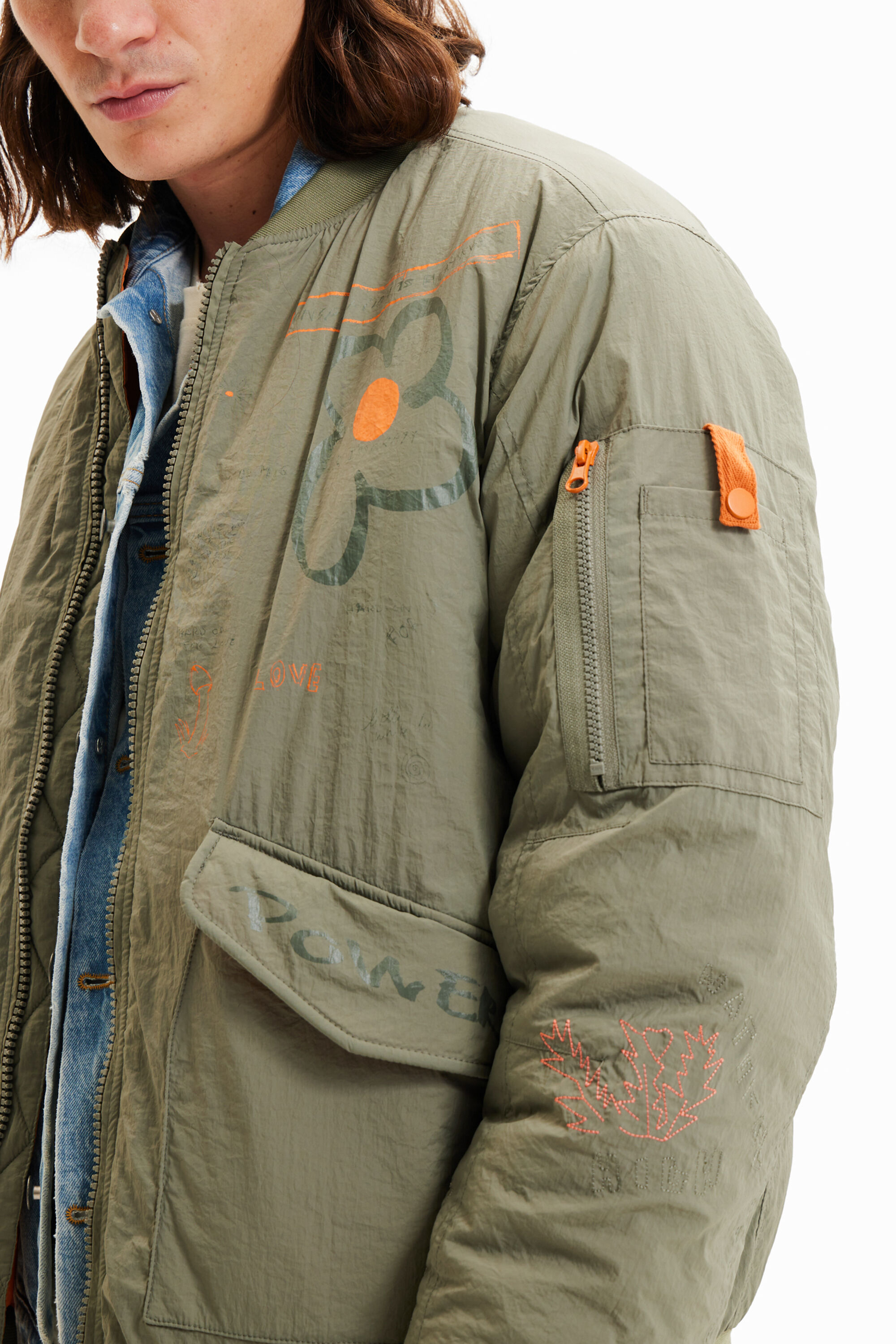 Bomber fleur Desigual