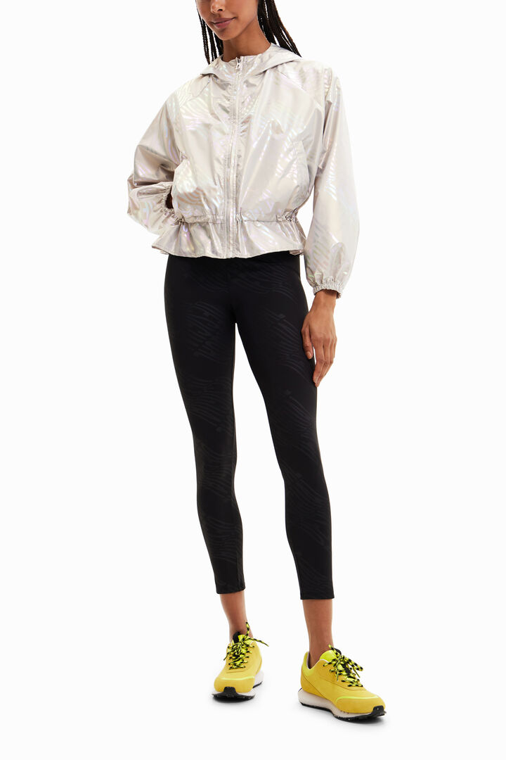 Iridescent sport jacket | Desigual