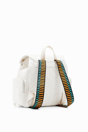 Mochila mediana bordado suizo | Desigual