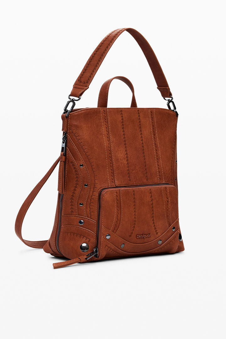 Medium embroidered backpack | Desigual