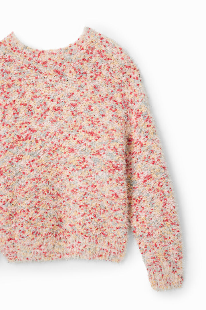 Bouclé texture pullover | Desigual