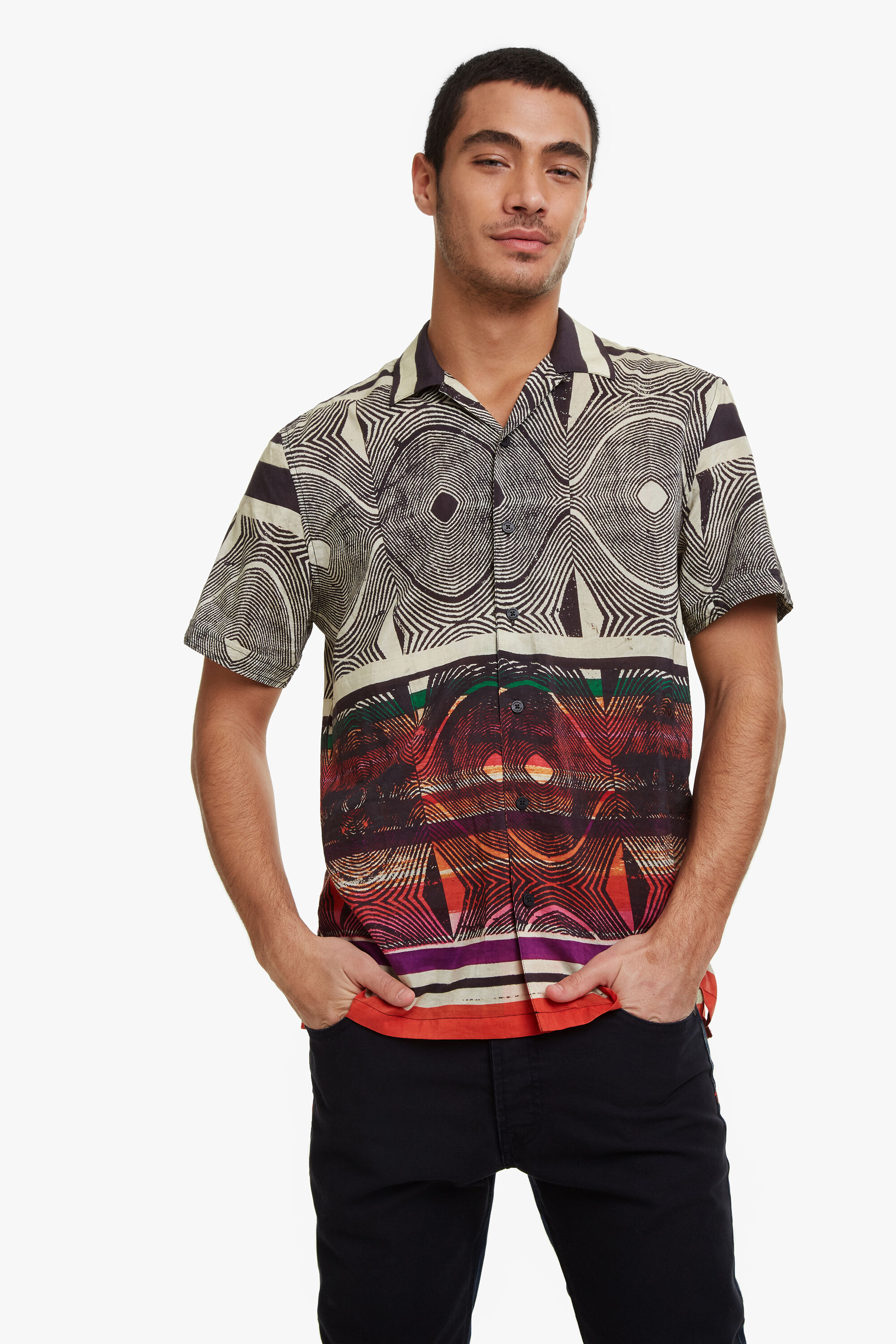 camisa psicodelica